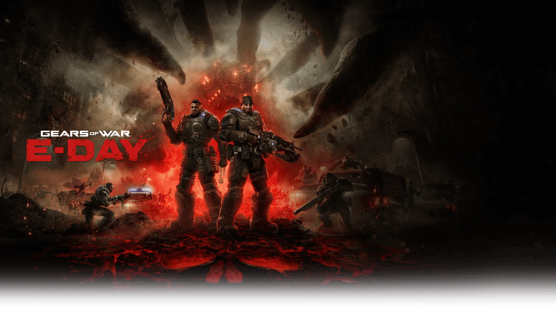 Official key art for Gears of War: E-Day via the game's listing on Xbox.com.