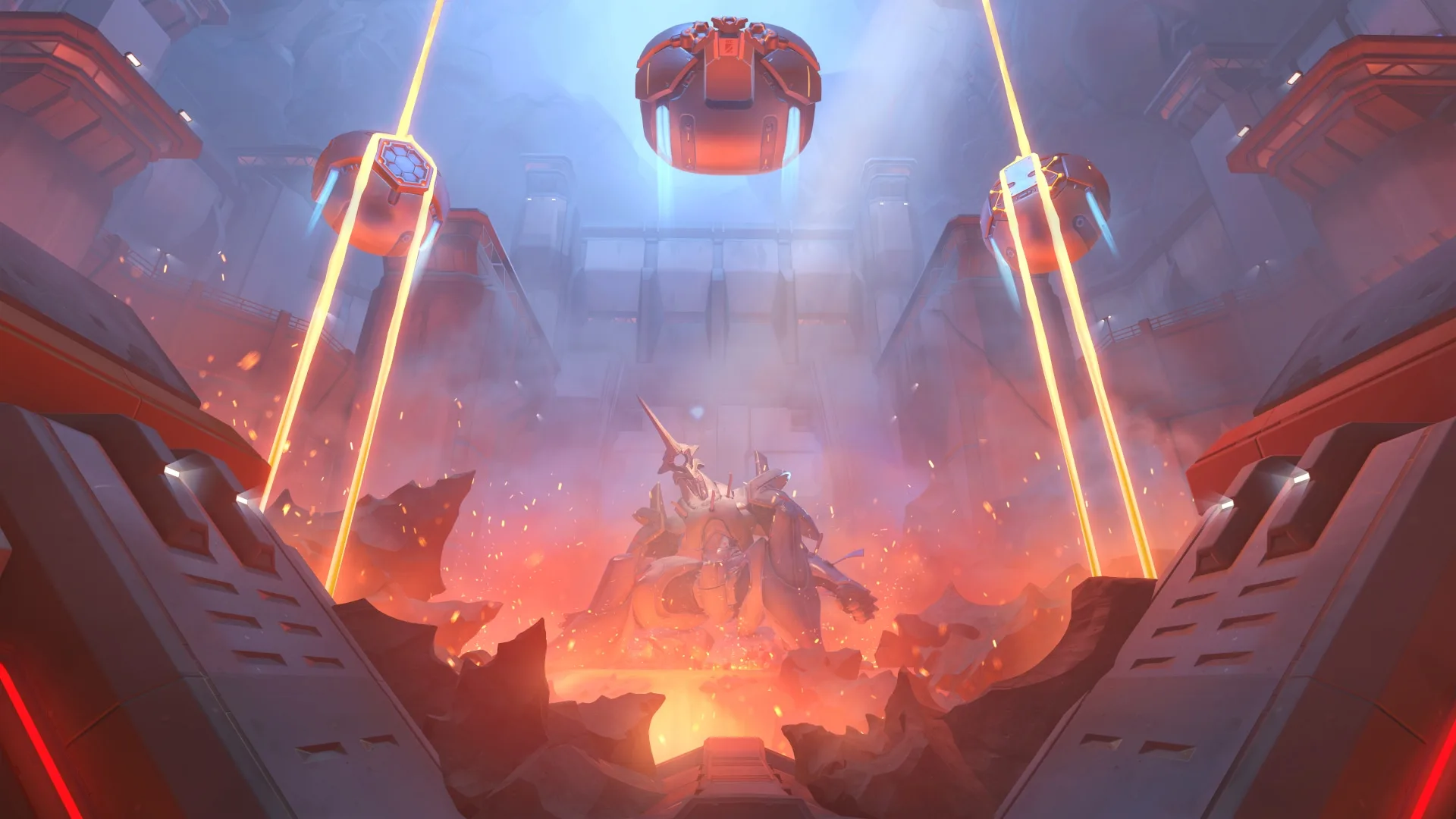Watchpoint: Grímsvötn, the new Escort map arriving in Season 5, via Blizzard's official Overwatch press materials.