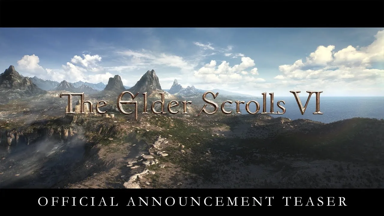 A frame from Bethesda's official E3 2018 announcement teaser for The Elder Scrolls VI, still the only footage released.